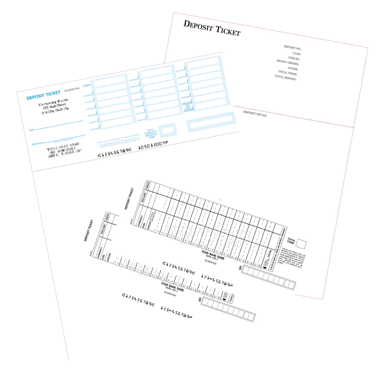 Deposit Tickets Express Check Printing
