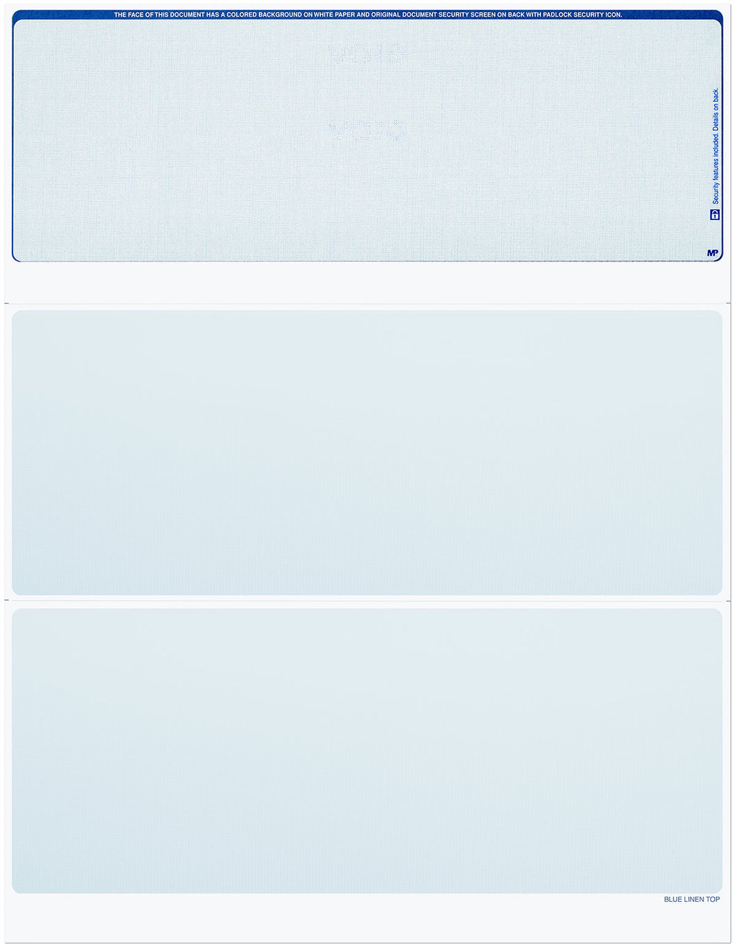 Check On Top (Blank)